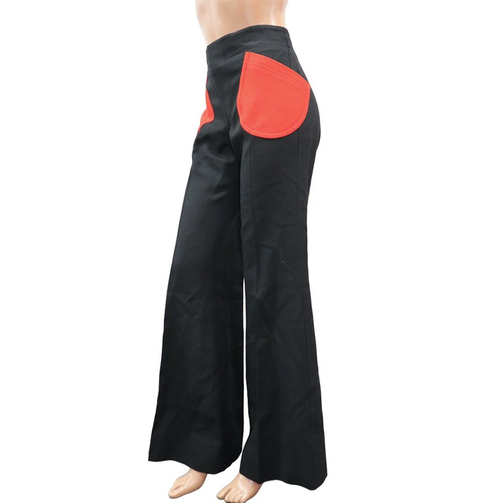 AUTHENTIC Vintage 70s Bell Bottoms Flare Leg Pants 32 - Picture 2 of 5